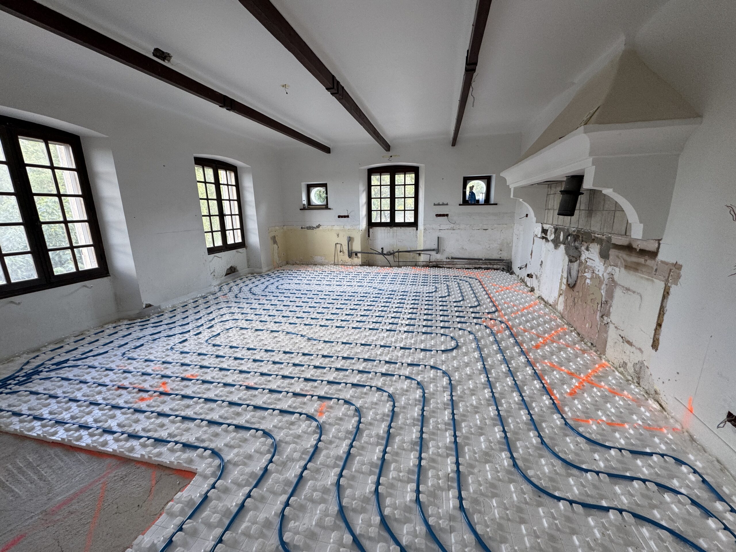 Plancher chauffant cuisine 